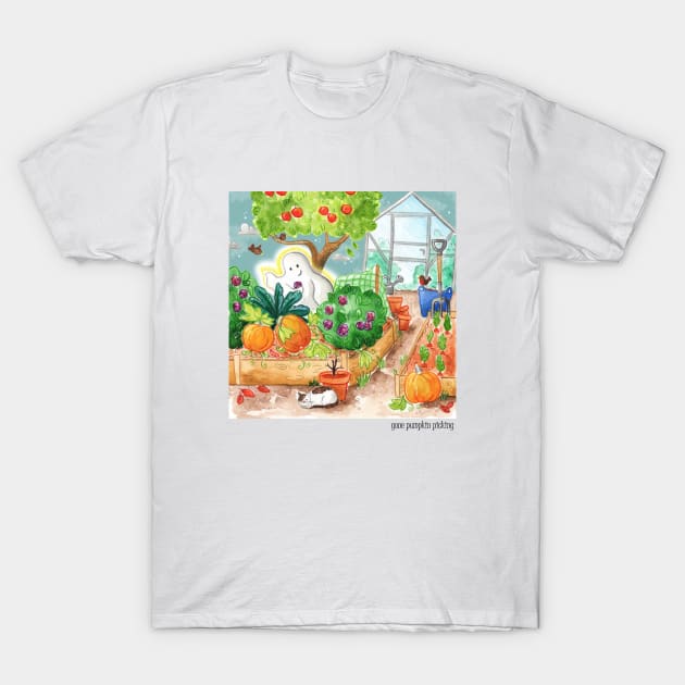 Gone Pumpkin Picking T-Shirt by Vicky Kuhn Illustration